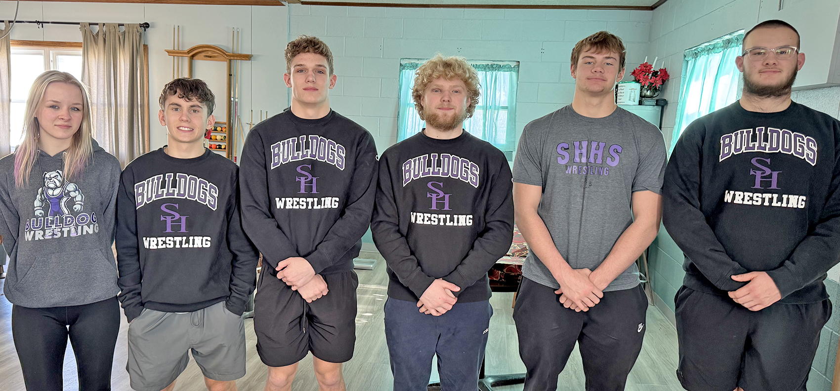 Wrestlers, processed