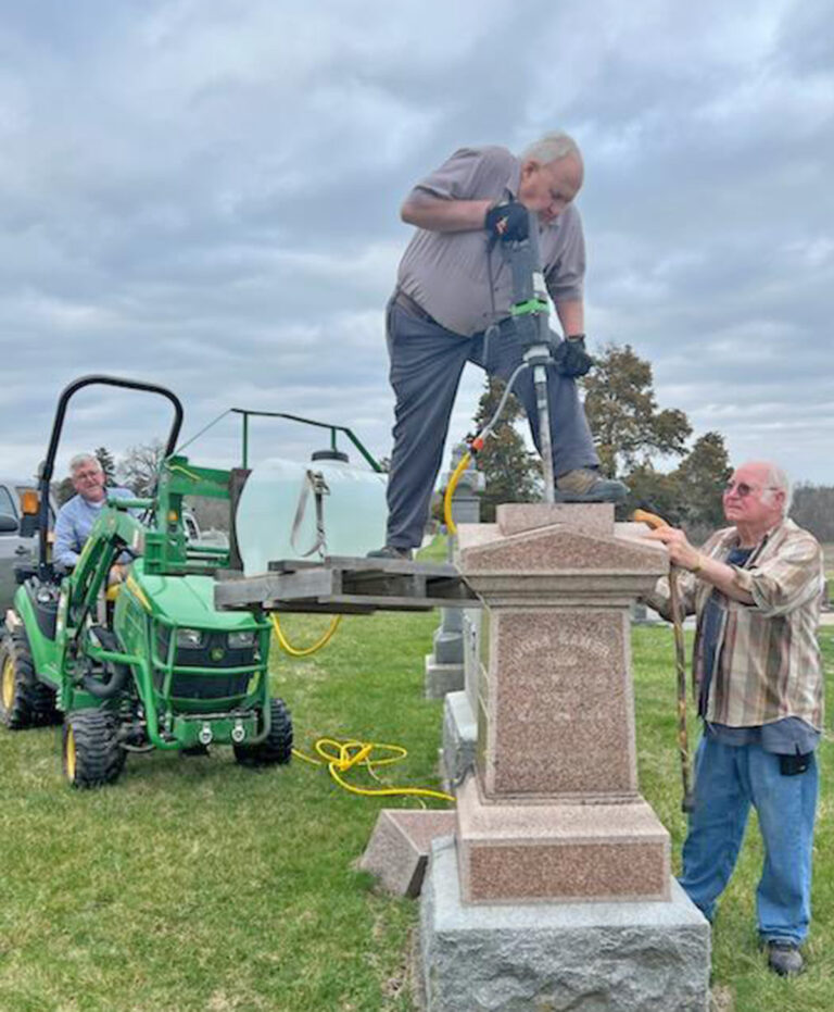 Monument work processed