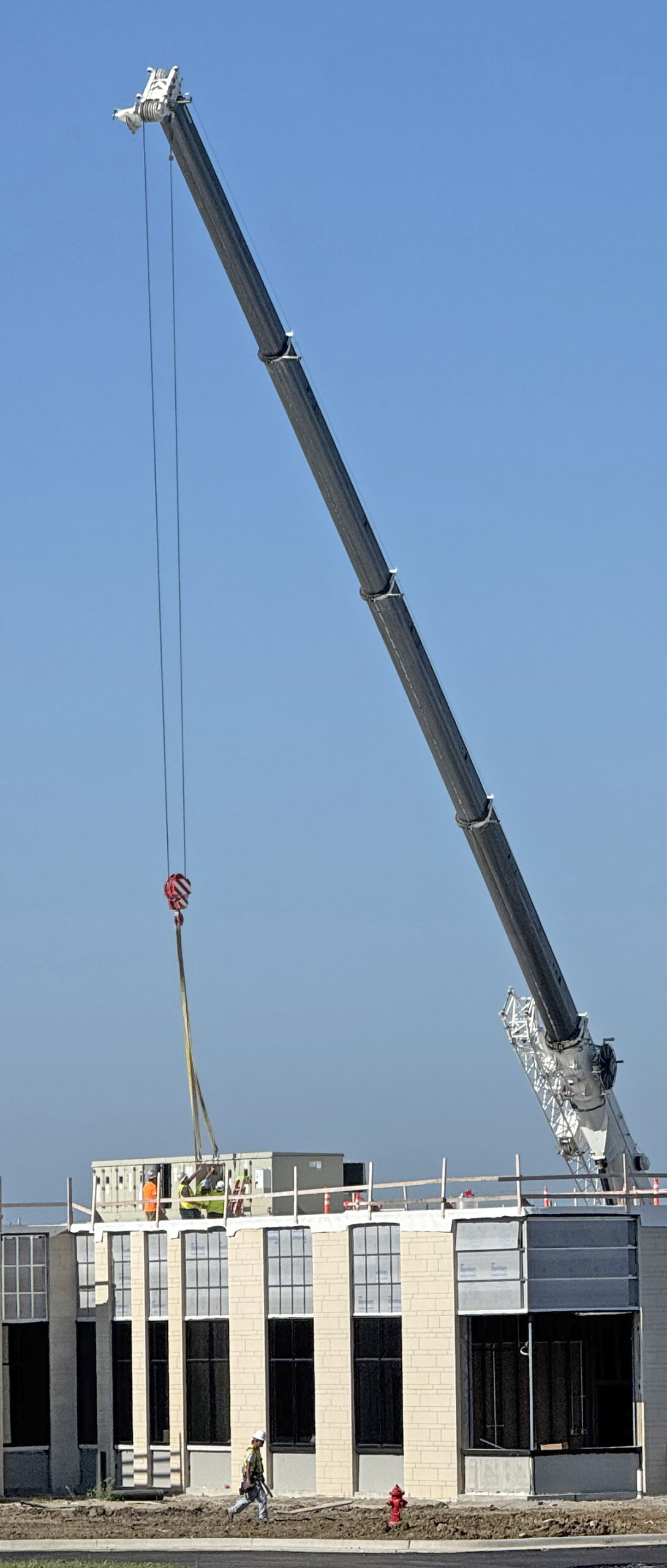 Hospital crane, processed