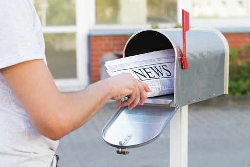 Newspaper mailbox