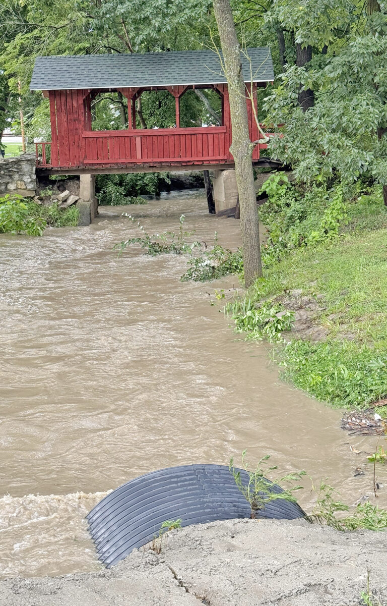 Flood water, processed