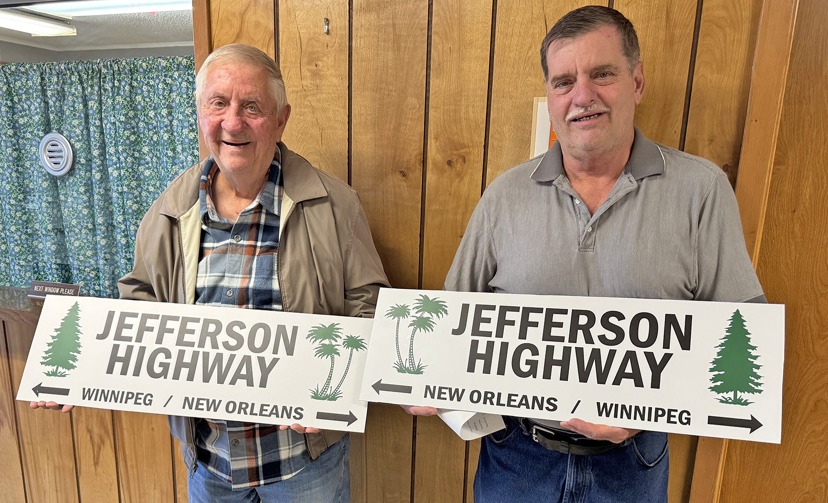 Jefferson signs, processed