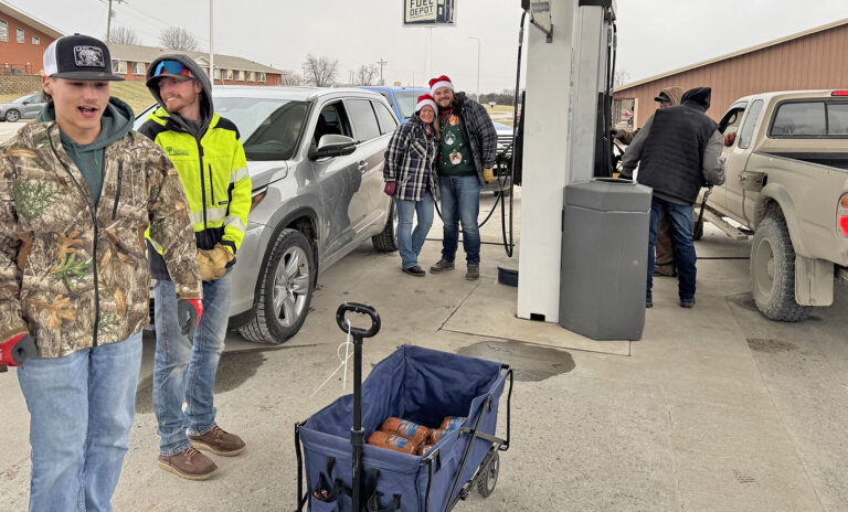 Ham giveaway, processed