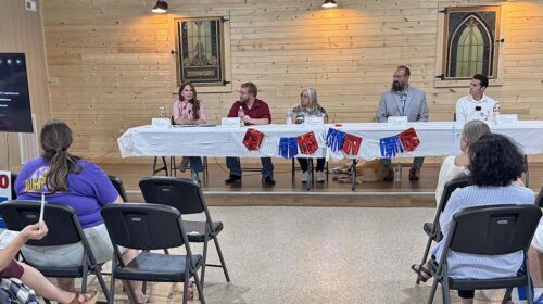 Democratic meeting, processed