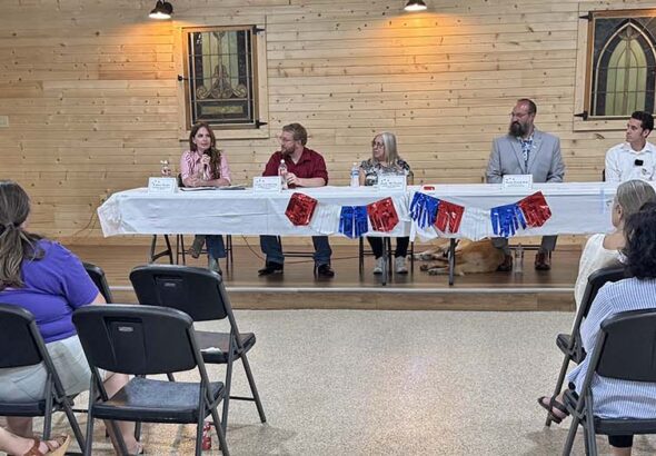 Democratic meeting, processed