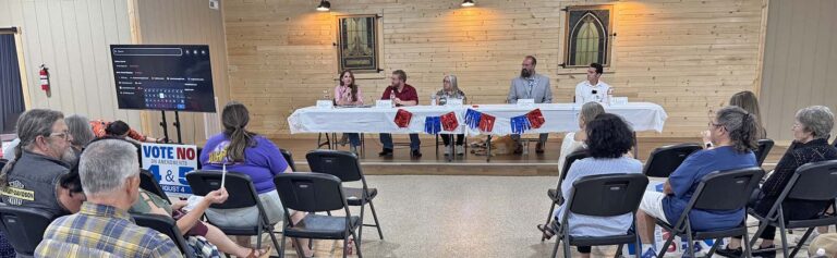Democratic meeting, processed