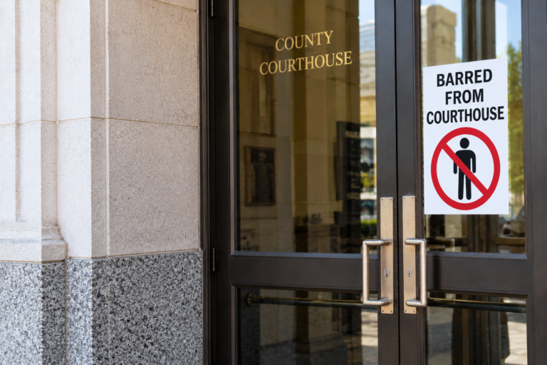 County Courthouse Entrance Signage